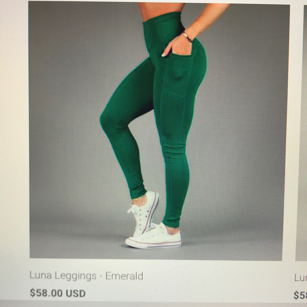 BuffBunny Collection Luna Leggings Emerald